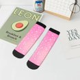 thumbnail image 7 of Pofeuu Breast Cancer Pink Ribbons Awareness Print 30cm Socks, Adult Running Hiking Socks for Youth and Adult, 7 of 7
