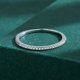thumbnail image 4 of Elegant 925 Sterling Silver Zircon Band Ring for Women - Perfect for Weddings and Gifts, 4 of 5