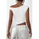thumbnail image 2 of Remera PRETTYGARDEN 2025 Crop Top con Hombros Descubiertos y Fruncido XL, 2 of 8