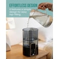 thumbnail image 5 of Humidifiers for Room Bedroom, 1.06Gal(4L) Dishwasher-Safe Tank, Top Fill & Easy to Clean, Night Light, Aroma Diffuser, Humidity Control, 12H Timer, Sleep Mode, 3 Level Mist, Home, Nursery, Black, 5 of 7