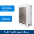 thumbnail image 3 of Inserto de pared para puerta para perros, exterior PetSafe con puerta grande para mascotas, 3 of 6