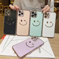 thumbnail image 3 of Compatible with iPhone 13 Pro Max Case Silicone, Fancy Wink Face Bright Glitter iPhone 13 Pro Max Phone Case [Smile Pattern + Sturdy Drop Resistant] G, 3 of 4