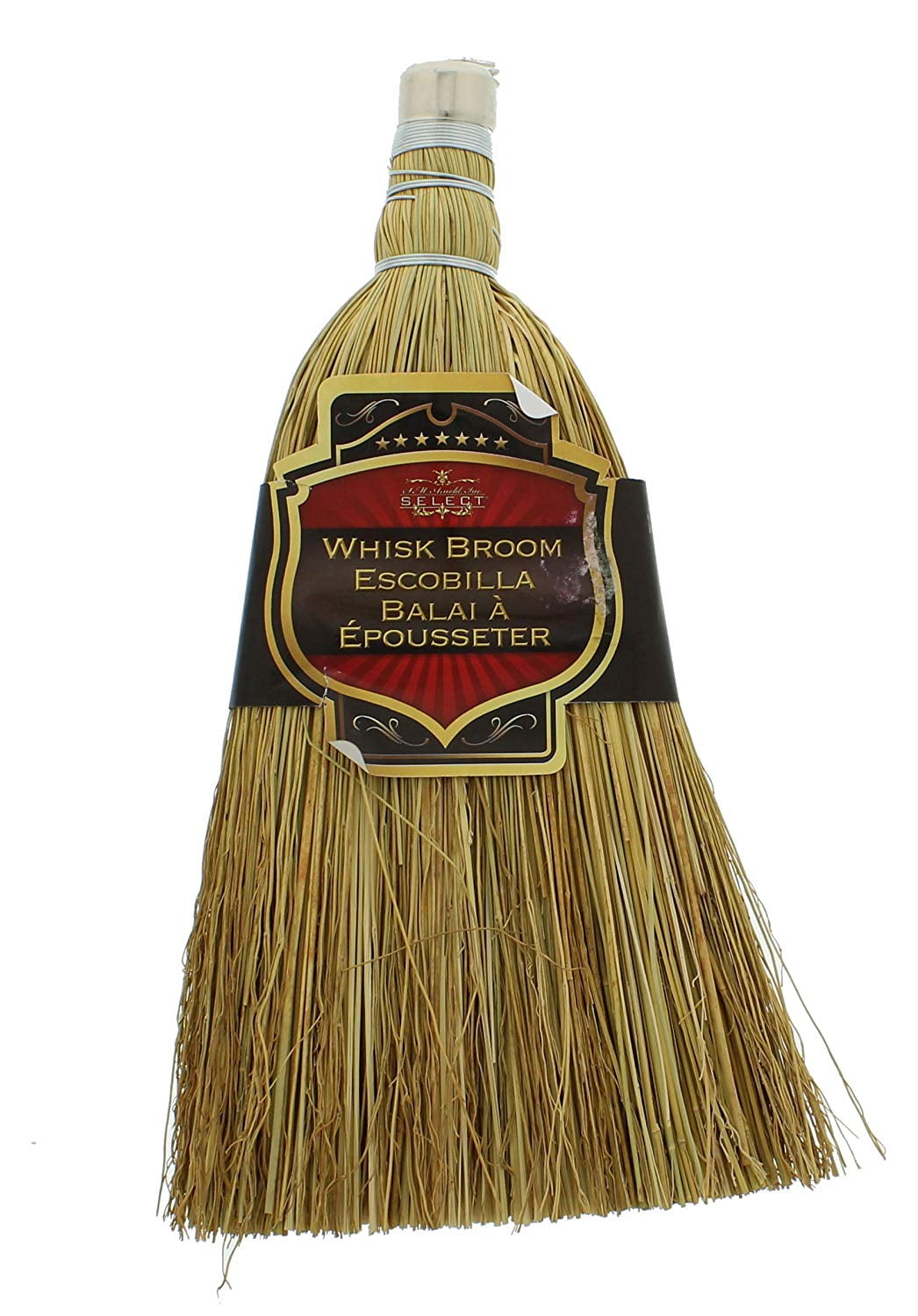 85654 1 Pack Corn Whisk Broom, Handcrafted for longlasting durability