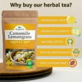 thumbnail image 6 of Healblend Chamomile Lemongrass Loose Herbal Tea - Calming Chamomile Petals & Refreshing Lemongrass Leaves - Natural Sleep Support & Stress Relief - Caffeine-Free 4 oz, 6 of 9
