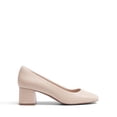 thumbnail image 2 of Zapatos de Tacón Bajo y Cuadrado para Mujer DREAM PAIRS en Color Nude, 2 of 6