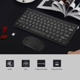thumbnail image 3 of 2.4GHz Wireless Keyboard and Mouse Combo Plug and Play USB Receiver Scissor Switch Keyboard 12 Multimedia Keys for IOS OS X PC XP 7 8, 3 of 7