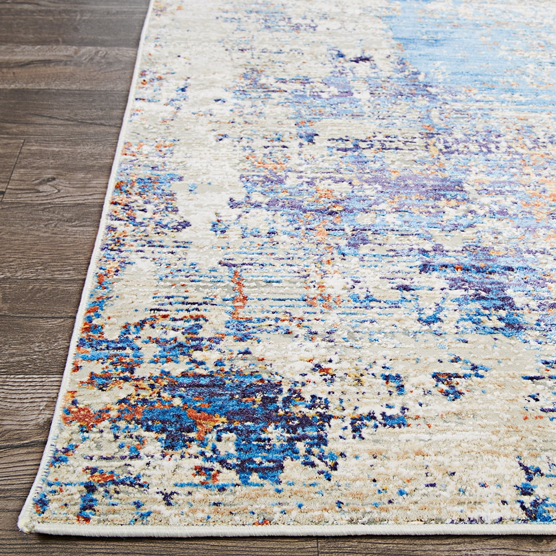Couristan Vibrata Reflections Multi-Pastels Area Rug