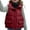 Red, variant on LIaqionyy Kids Puffer Vest Winter Zip up Warm Coat Lightweight Sleeveless Jacket Outwear for Boys Girls
