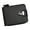 Black, variant on Men's Vintage Compact Zipper Wallet, Vintage PU Leather Wallet, Compact and Portable, Gift for Mens Birthday, Black