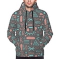 thumbnail image 4 of Hoodies for Men - abstractly Geometry A Long Sleeve Comfrt Men'S Fashion Hoodies & Sweatshirts, Sweatshirts for Men Hoodies Pullover Clothing Clothes with Pouch, 4 of 7