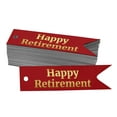 thumbnail image 1 of Inkdotpot Pack Of 50 Real Gold Foil Paper Tags Happy Retirement Favor Hang Tags, 1 of 1