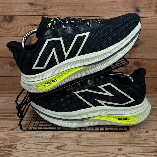 New Balance Trainers Mens UK 11 FuelCell SuperComp Black Carbon Plate Run Shoes