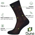 thumbnail image 4 of OWNTIDE 5-Pack Men's Dress Crew Socks, Ultra Thin Lightweight Breathable Cotton Socks, 4 of 5