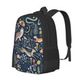 thumbnail image 1 of Balery Retro Forest Animals Mochila para hombre y mujer - Tela Oxford 600D resistente - Gran capacidad, resistente al agua, ideal para la escuela, viajes y senderismo, 1 of 6