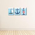 thumbnail image 3 of Big Dot of Happiness Lighthouse, Sailboat and Anchor - Boy Nursery Wall Art and Nautical Kids Room Decor &nbsp;- 7.5 x 10 inches - Set of 3 Prints, 3 of 8