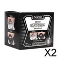 thumbnail image 1 of 2x Tinte para barba y cabello negro, champú para teñir la barba, de barba oscurecedor, fácil de utilizar, tinte temporal para el , ingredient 20 piezas Salvador Cera para teñir las cejas, 1 of 2