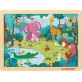 thumbnail image 3 of Rompecabezas de madera Top Bright para niños Animalitos 24 piezas Tamaño armado 22x30 cm, 3 of 9