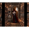 thumbnail image 2 of CafePress - Witch In Library Throw Blanket - Soft Fleece Throw Blanket, 50"x60" for All Ages, 2 of 2