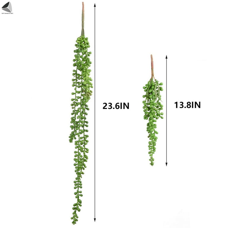 Artificial Succulents Hanging Plants Fake String of Pearls Plant Faux  Succulents Unpotted Branch Lover's Tears Plants - China Artificial  Succulents Wholesale and Mini Faux Artificial Succulent Plants price