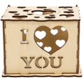 thumbnail image 1 of Valentines Decoration DIY Assemble Wood Adornment Hollow Projection Decoration, 1 of 2