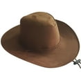 thumbnail image 6 of Color Men Polyester Cap Large-Brim Western Rope Rider Hat New N4S2 Cowboy D9V6, 6 of 9