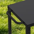 thumbnail image 3 of Outdoor Grill Cart for Blackstone Griddle, 2-Shelves Grill Tables for Outside, Kitchen Food Prep Table with Wheels, Pizza Oven Stand, Black, 3 of 10