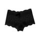 thumbnail image 3 of Gibobby Paquete de Tanga para dama Sexy Soluble en agua Encaje Sin costuras Medio paquete Cadera Media cintura Cintura Calzoncillos de algodón Calzoncillos Calzoncillos(Negro,XL), 3 of 5