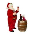 thumbnail image 5 of Kurt S. Adler Fabrich√© Wine Tasting, 2 Piece Set Santa, 10.5-Inches, Multi-Colored, 5 of 6