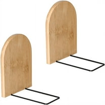 New Arrivals Wooden Book Ends Wood Decorative Bookends Office Stand Bookshelf