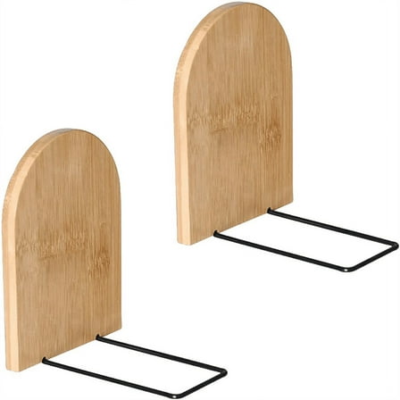 New Arrivals Wooden Book Ends Wood Decorative Bookends Office Stand Bookshelf