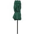 thumbnail image 5 of Northlight 15' Outdoor Patio Market Umbrella with Hand Crank, Green, 5 of 6