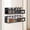 Black-2 Pack, variant on Rack for Refrigerator, 4 Pack Metal Shelf Organizer for Fridge Side, Storage Rack for Kitchen, Dark Blue