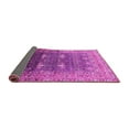 thumbnail image 2 of Ahgly Company Indoor Square Oriental Pink Industrial Area Rugs, 5' Square, 2 of 4
