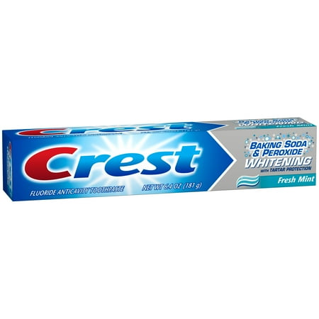 Crest Baking Soda & Peroxide Whitening Fresh Mint Toothpaste (Choose Size) Crest Baking Soda & Peroxide Whitening Fresh Mint Toothpaste (Choose Size)