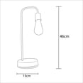 thumbnail image 4 of Lampara De Mesa, Luz Ideal Industrial Con Foco Vintage, 4 of 4