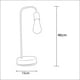 thumbnail image 4 of Lampara De Mesa, Luz Ideal Industrial Con Foco Vintage, 4 of 4