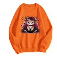 thumbnail image 6 of Women's Crewneck Sweatshirts Highland Cattle Print Fall 2026 Pullover Casual Lightweight Long Sleeve Tunic Tops, 6 of 6