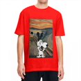 thumbnail image 1 of Camiseta de Snoopy y Charlie Brown de Peanuts, divertida camiseta de hip hop, camisetas de manga corta, camisetas de verano 100% algodón, camisetas de talla grande, 1 of 5