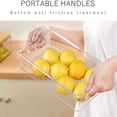 thumbnail image 3 of Fridge Storage Organizer, Stackable Storage Organizer - Clear Free Organizer for Refrigerator, Freezer and Kitchen, 3 of 8