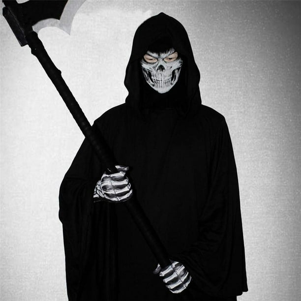 Máscara de esqueleto 3D para Halloween, pasamontañas de esqueleto aterrador, disfraz de fantasma para cosplay, máscara facial completa para fiesta de Halloween