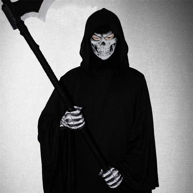 Máscara de esqueleto 3D para Halloween, pasamontañas de esqueleto aterrador, disfraz de fantasma para cosplay, máscara facial completa para fiesta de Halloween