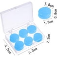 thumbnail image 1 of TORUBIA Soft Silicone Earplugs for Sleeping Swimming,Reusable Ear Plugs 3pcs, 1 of 6