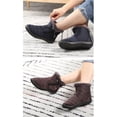 thumbnail image 2 of Botas térmicas impermeables para mujer con forro de chiporro, color marrón, 2 of 6