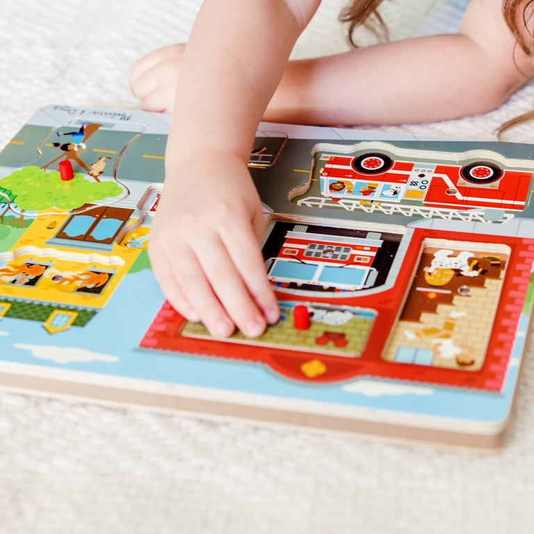 Melissa & Doug Around the Fire Station Sound Puzzle photo 6