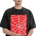 thumbnail image 3 of Spider-Man Men's Vintage Washed Drop Shoulder Short Sleeve T-Shirt, 3 of 7