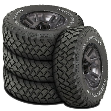 Set of 4 (FOUR) Firestone Destination M/T2 LT 265/70R17 121/118Q E (10 Ply) MT Mud Tires Fits: 2017 Chevrolet Silverado 1500 WT, 2014-15 Chevrolet Silverado 1500 WT