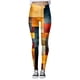 thumbnail image 4 of WILLBEST Leggings de Yoga Estampados Para Mujer, de Cintura Alta, Para Entrenamiento, Correr, Gimnasio, Deportes, Control, Ajuste, Comodidad, Elásticos, 1090 Grande, 4 of 4