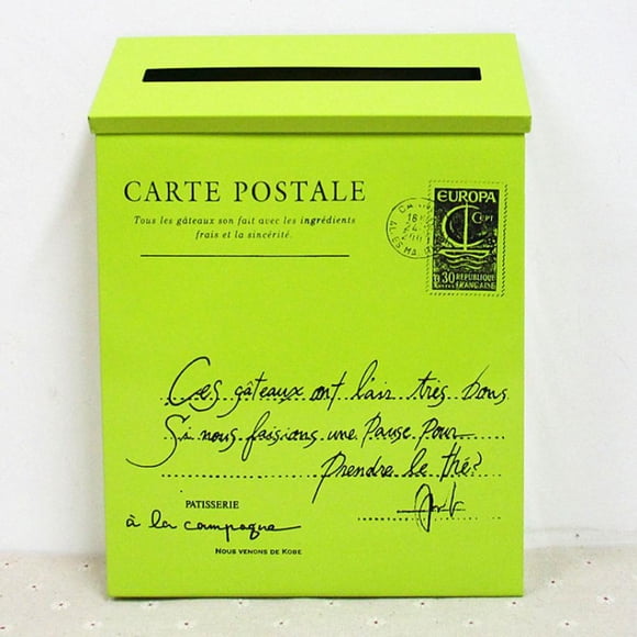 Caja De Buzón en Pared De Hierro Galvanizado perfecl Buzón de buzones de correos
