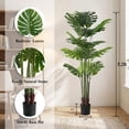thumbnail image 2 of Easy4Home 5.3FT Artificial Plant Fake Tropical Potted Tree Indoor Faux Floor Plant for Home Office Decor, 2 of 8