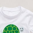 thumbnail image 5 of Toddler Boy Summer Short Sets Outfits Cotton CrewNeck Short Sleeve Playwear Sets 6-12 Months 12-24 Months 2T 3T 4T 5T 6T 7T Children 4-5 Years, 5 of 7